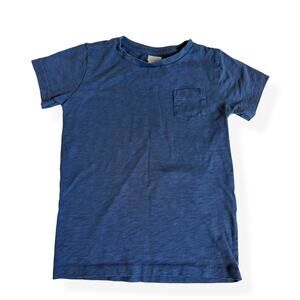 Crewcuts Blue Cotton Pocket Tee 4-5